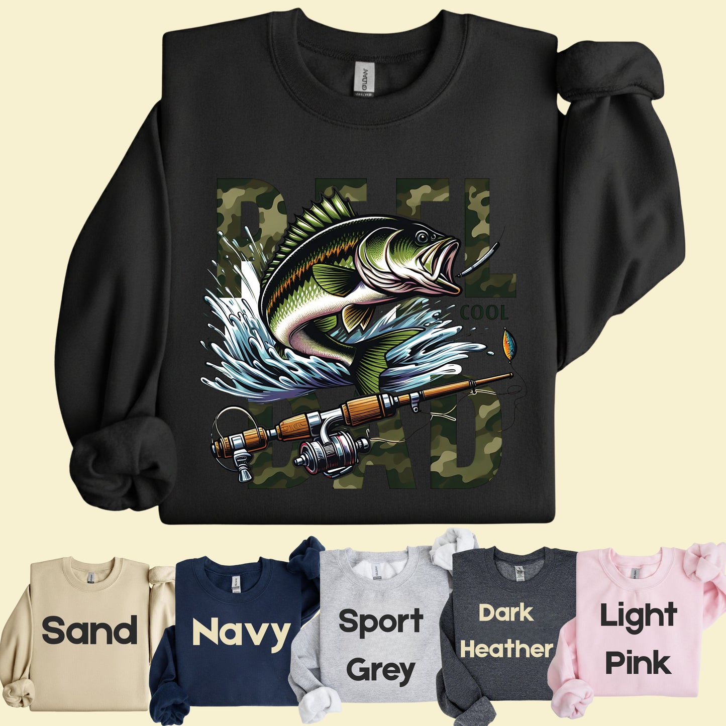 Reel Cool Dad Comfort Colors T Shirt