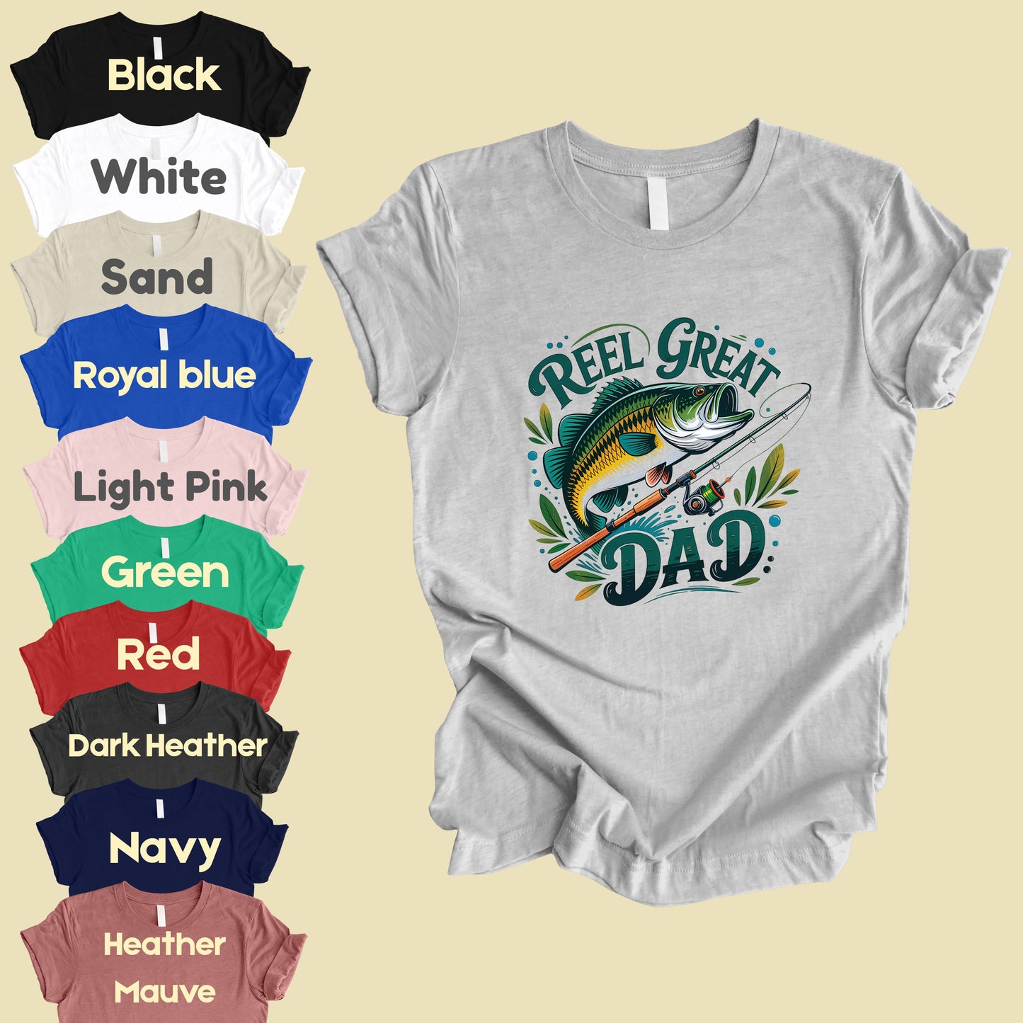 Reel Great Dad Comfort Colors T Shirt