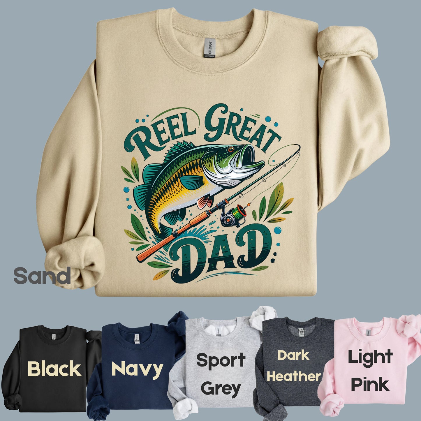 Reel Great Dad Comfort Colors T Shirt