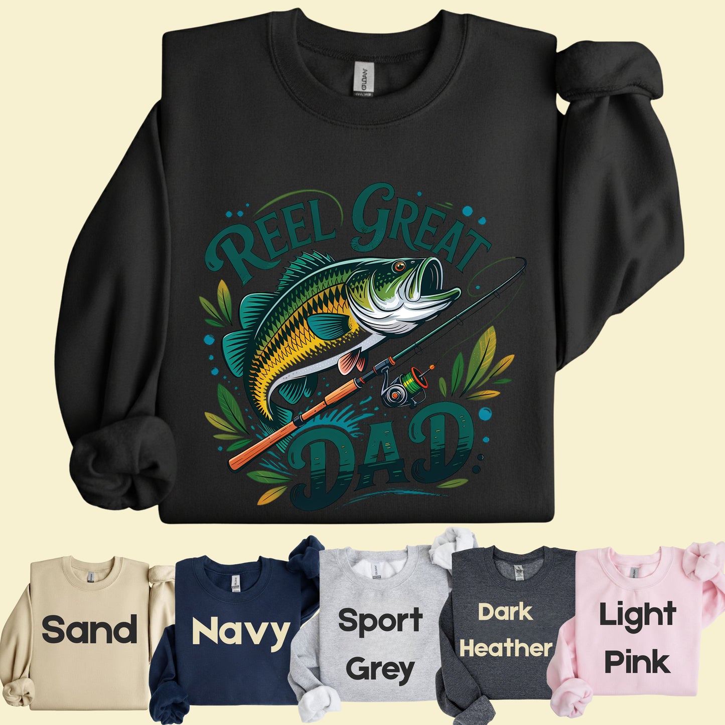 Reel Great Dad Comfort Colors T Shirt
