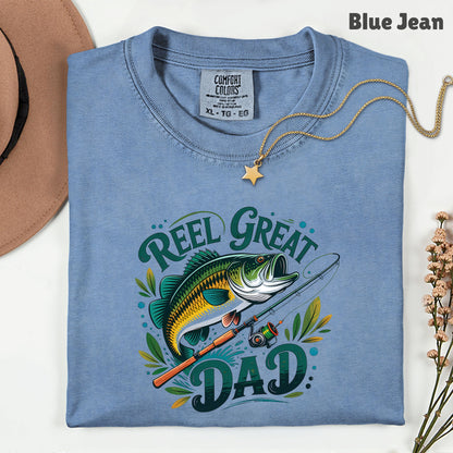 Reel Great Dad Comfort Colors T Shirt
