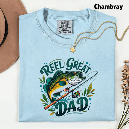 Reel Great Dad Comfort Colors T Shirt