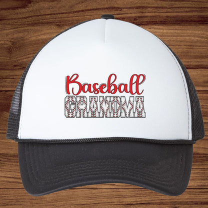 Retro Baseball Grandma DTF Transfer ready to Press