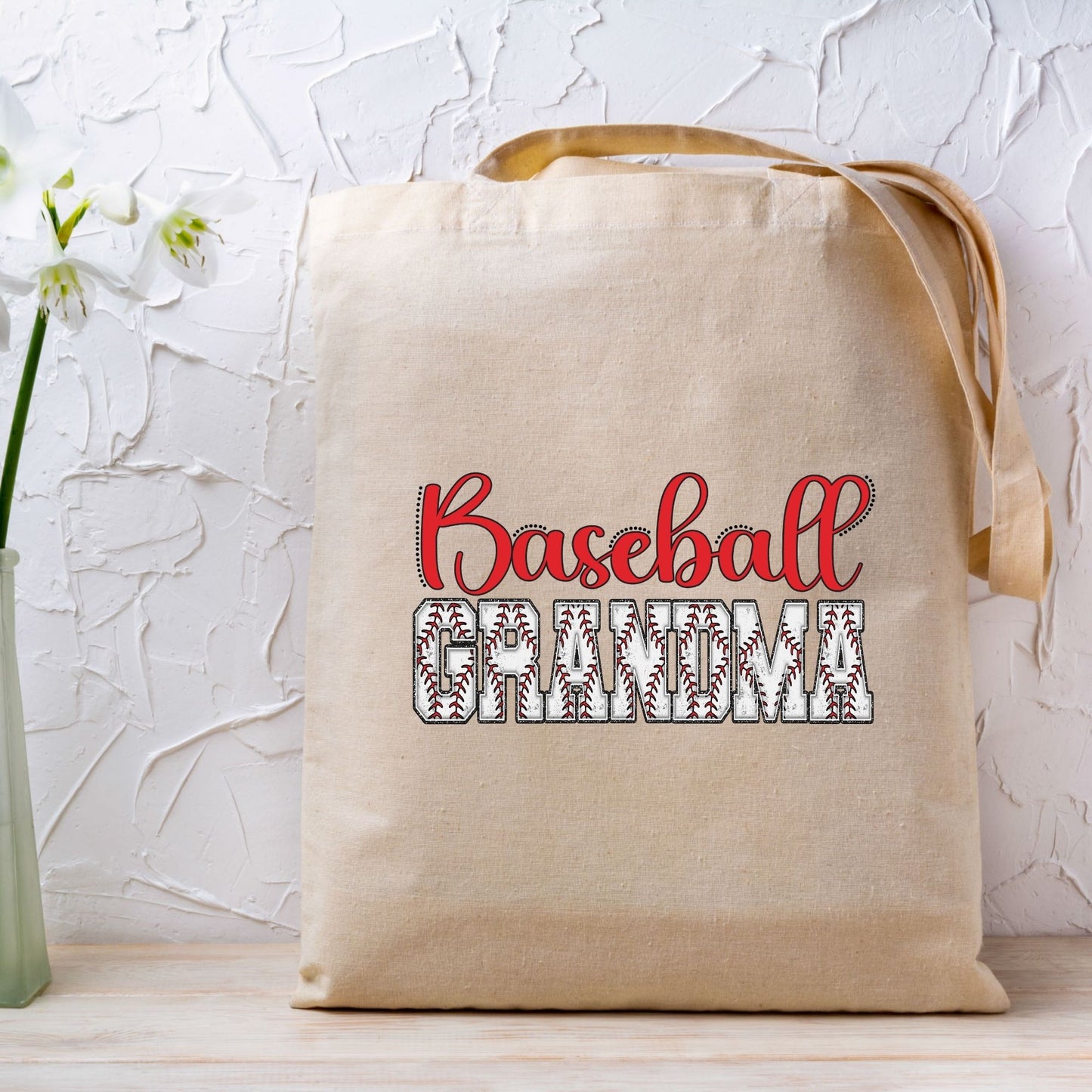 Retro Baseball Grandma DTF Transfer ready to Press