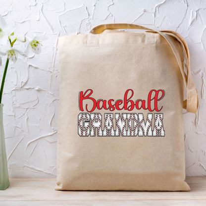 Retro Baseball Grandma DTF Transfer ready to Press