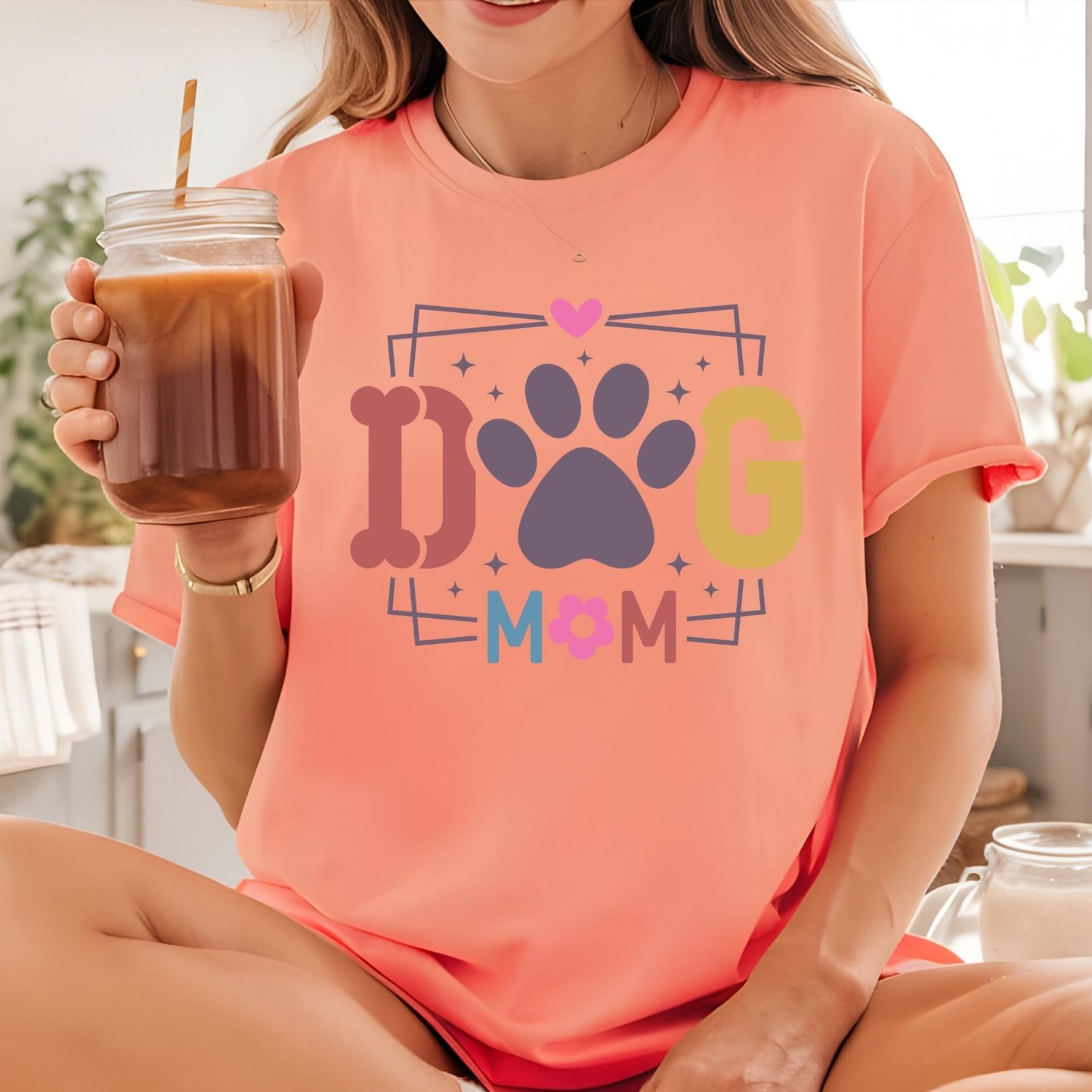 Retro Dog Mom DTF Transfer