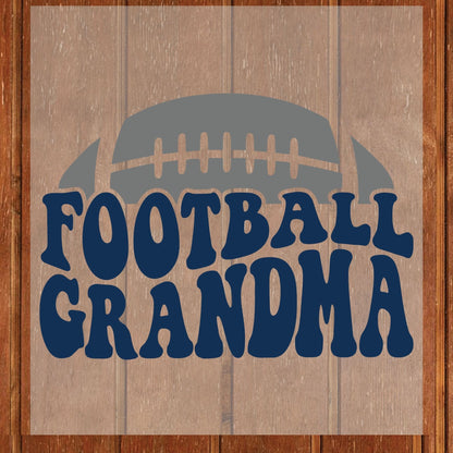 Retro Football Grandma DTF Transfer ready to Press Sport Touchdown Heat Transfer for Shirts Soccer Nana UV Sticker Prints Iron On Transfer