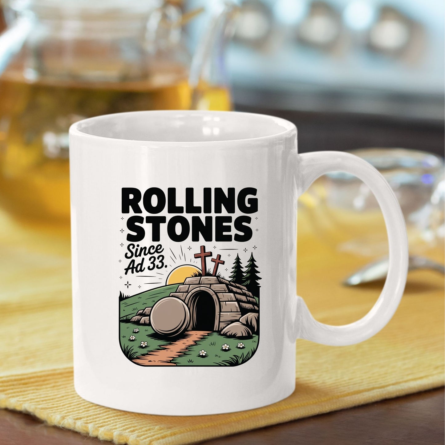 Rolling Stones DTF Transfer ready to Press