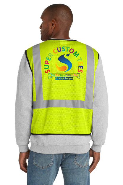 CornerStone CSV100 - Unisex ANSI 107 Class 2 Economy Mesh One-Pocket Vest