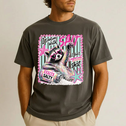 Salt In The Air Sand In My Hair Retro Beach DTF Transfer Ready to Press Summer Vacation UV DTF Sticker Ocean Wave Heat Transfer for Shirts