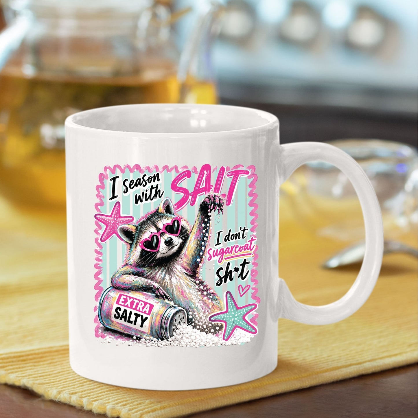 Salt In The Air Sand In My Hair Retro Beach DTF Transfer Ready to Press Summer Vacation UV DTF Sticker Ocean Wave Heat Transfer for Shirts