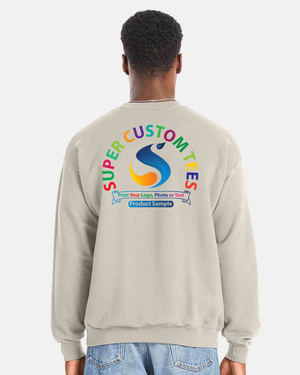 Hanes RS160 -Unisex Perfect Sweats Crewneck Sweatshirt