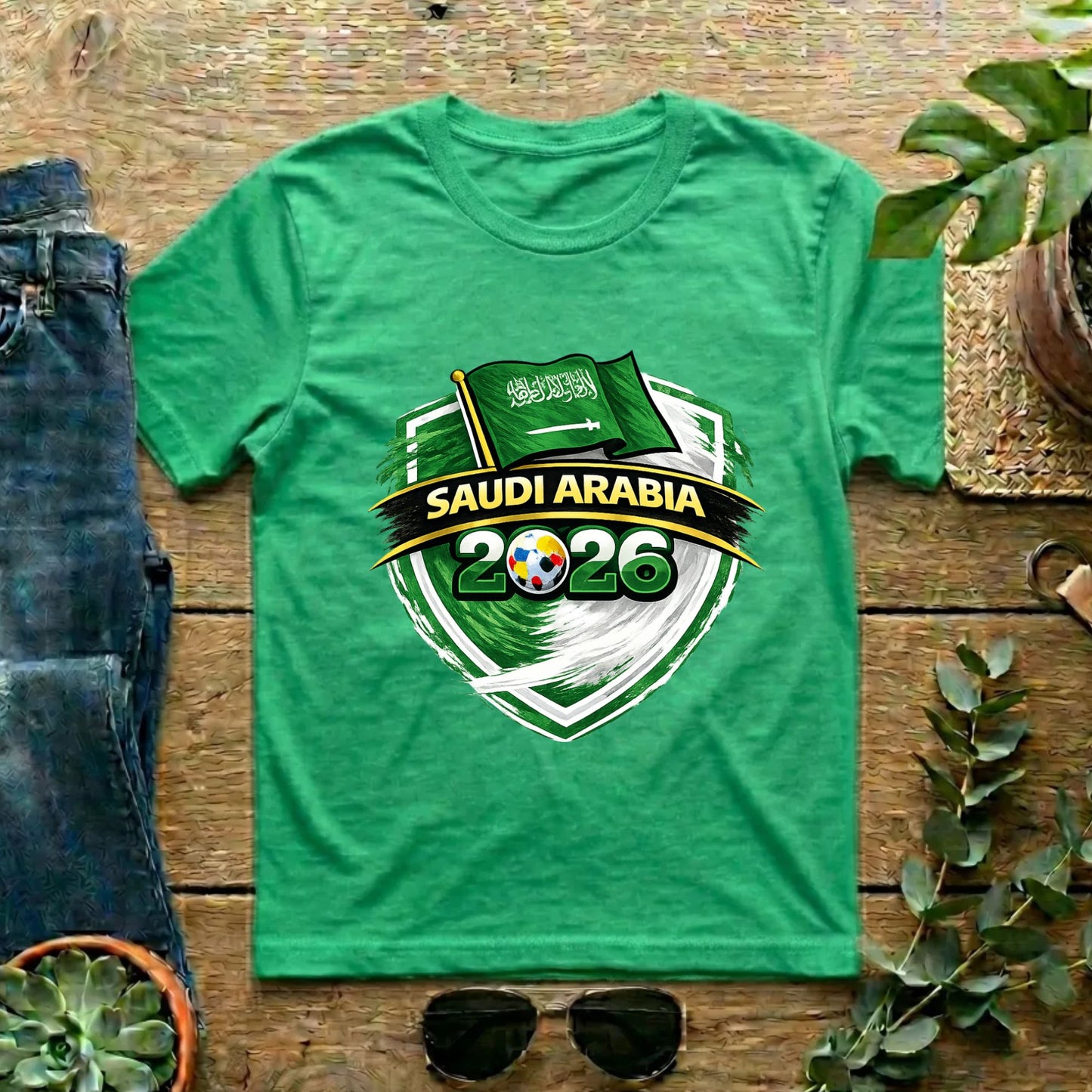 Saudi Arabia World Cup T Shirt Soccer Supporter Tees