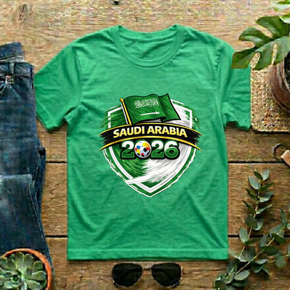 Saudi Arabia World Cup T Shirt Soccer Supporter Tees
