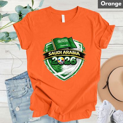 Saudi Arabia World Cup T Shirt Soccer Supporter Tees