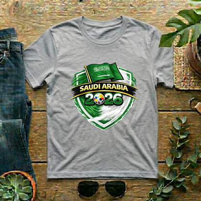 Saudi Arabia World Cup T Shirt Soccer Supporter Tees