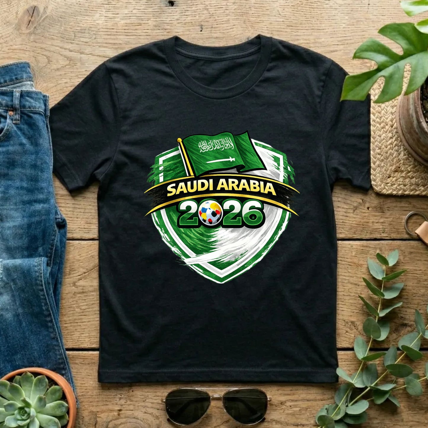 Saudi Arabia World Cup T Shirt Soccer Supporter Tees