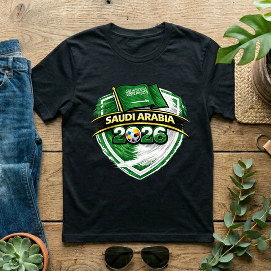 Saudi Arabia World Cup T Shirt Soccer Supporter Tees