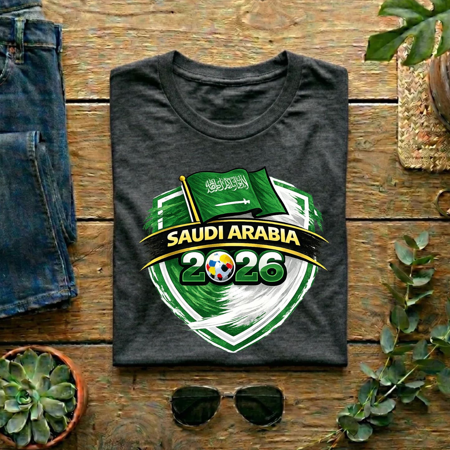 Saudi Arabia World Cup T Shirt Soccer Supporter Tees
