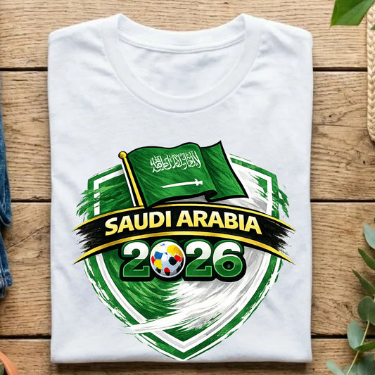 Saudi Arabia World Cup T Shirt Soccer Supporter Tees