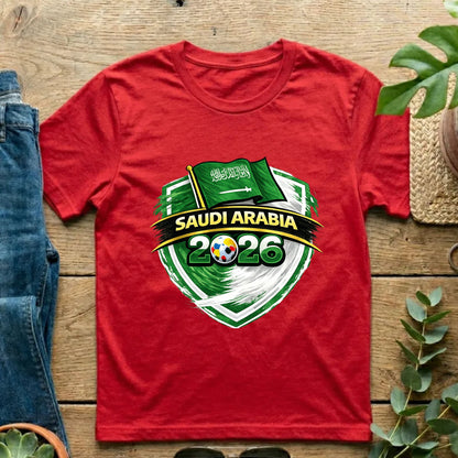 Saudi Arabia World Cup T Shirt Soccer Supporter Tees