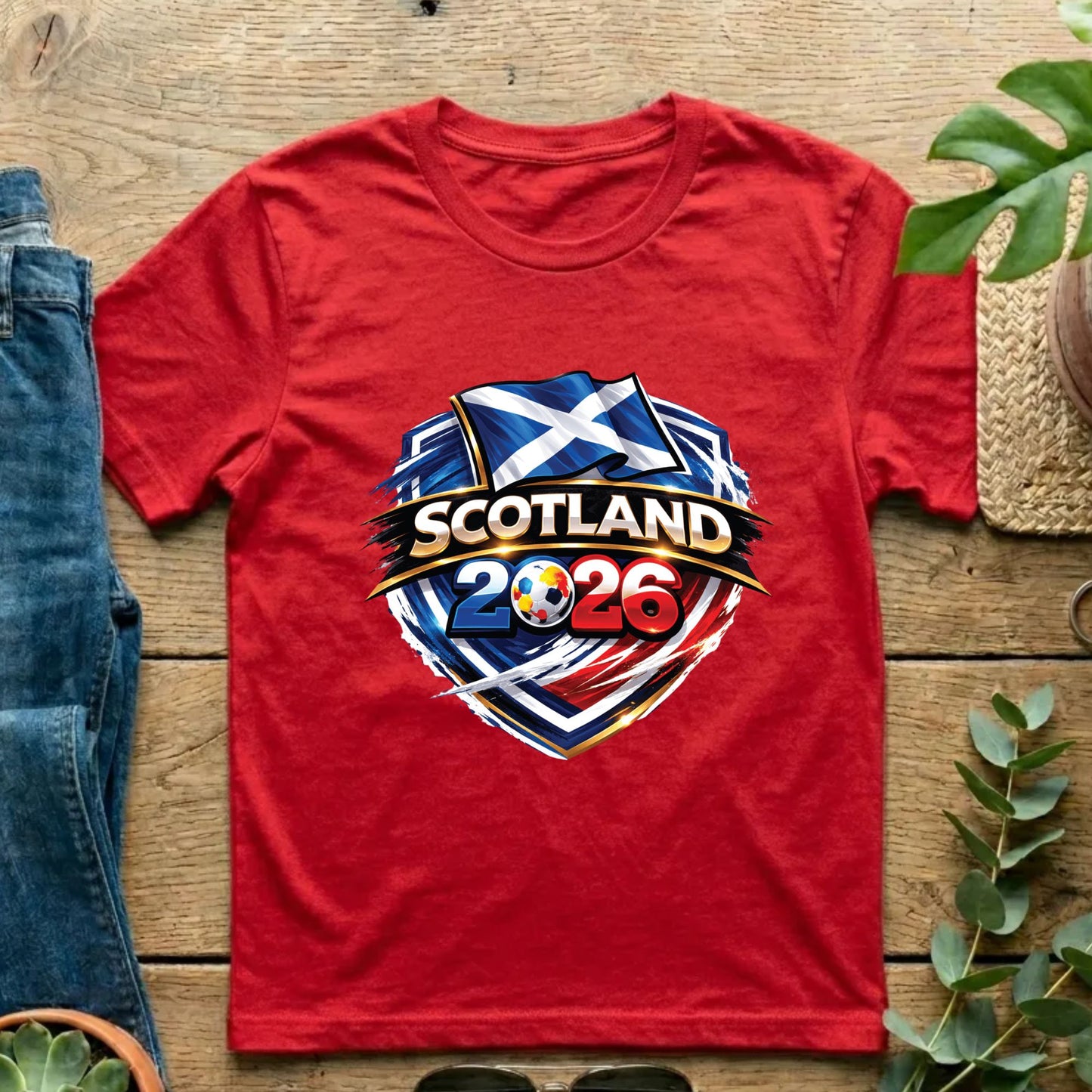 Scotland 2026 World Cup T Shirt Soccer Supporter Tees