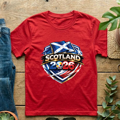Scotland 2026 World Cup T Shirt Soccer Supporter Tees