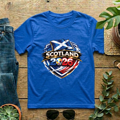Scotland 2026 World Cup T Shirt Soccer Supporter Tees