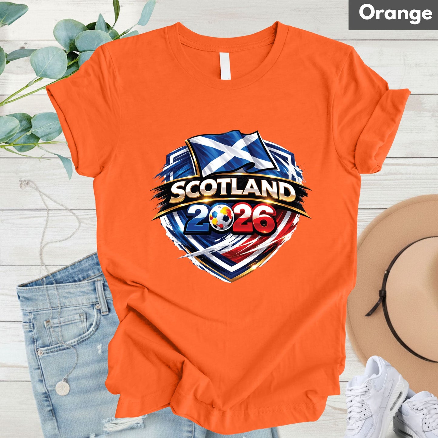 Scotland 2026 World Cup T Shirt Soccer Supporter Tees
