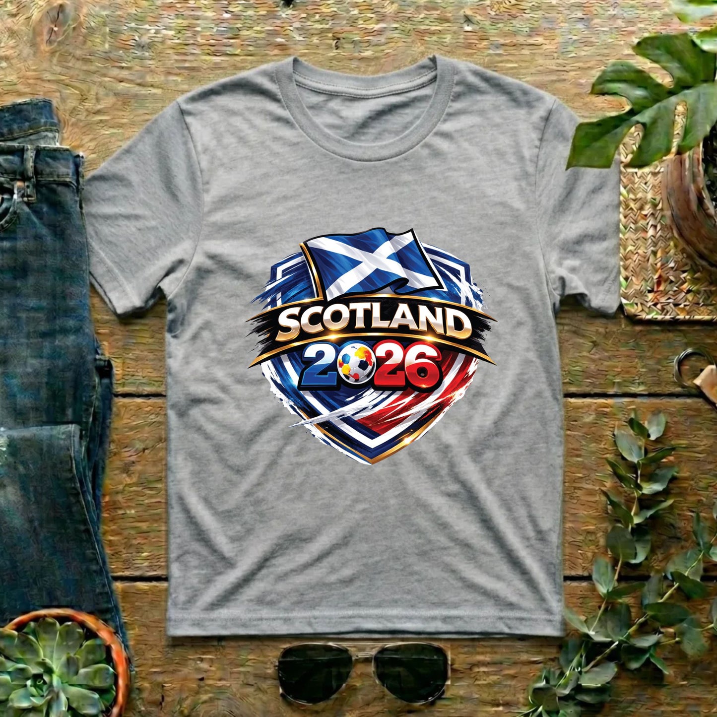 Scotland 2026 World Cup T Shirt Soccer Supporter Tees
