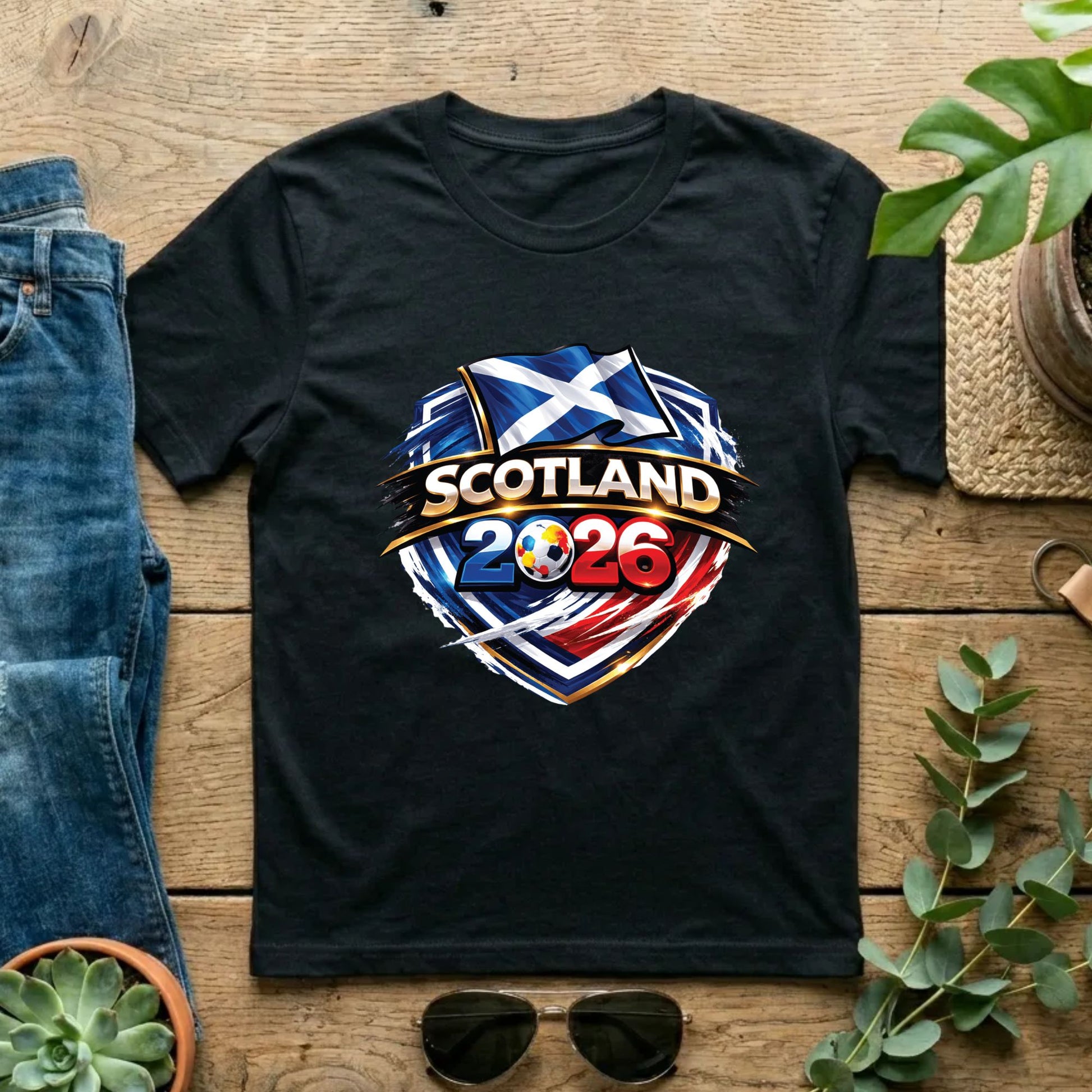 Scotland 2026 World Cup T Shirt Soccer Supporter Tees