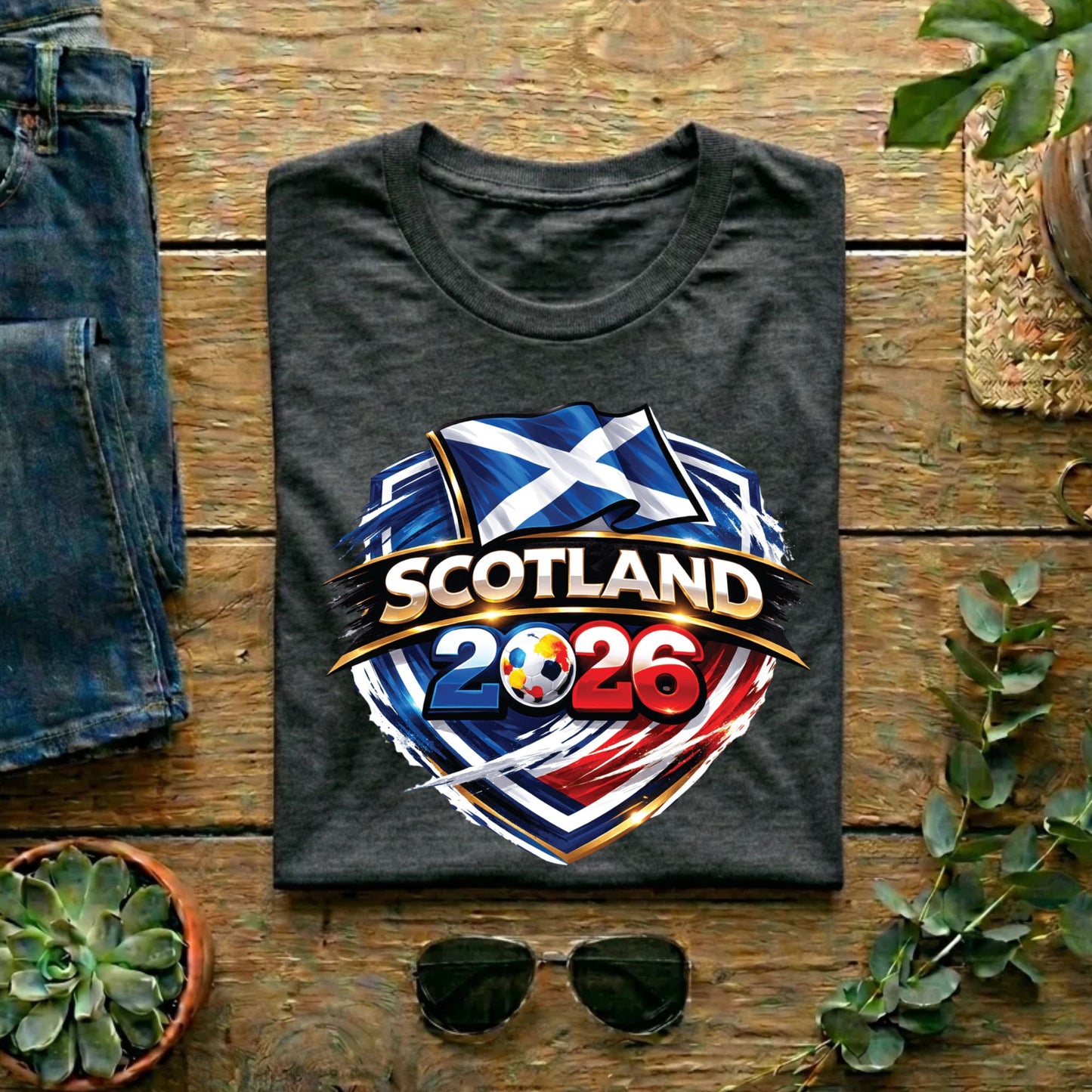 Scotland 2026 World Cup T Shirt Soccer Supporter Tees