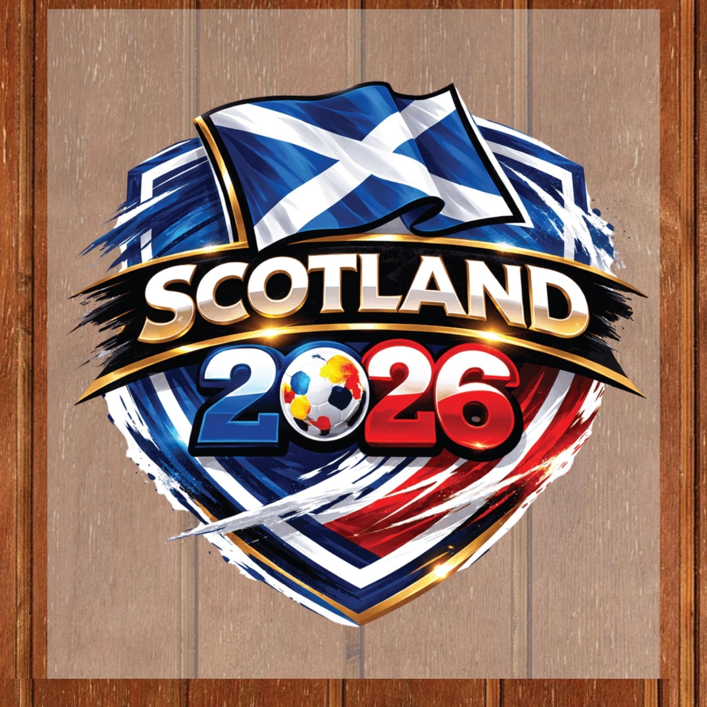 Scotland World Cup 2026 DTF Transfer Ready to Press The Tartan Army Soccer Heat Transfer For Shirts Football Supporter UV Sticker Prints
