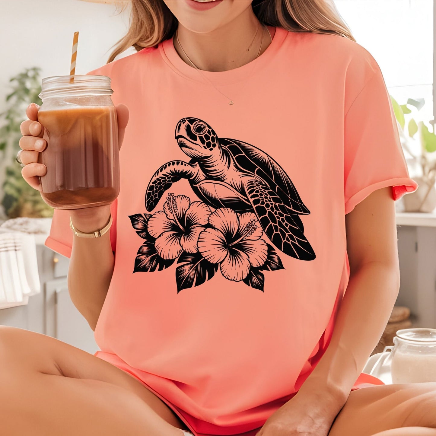 Sea Turtle DTF Transfer