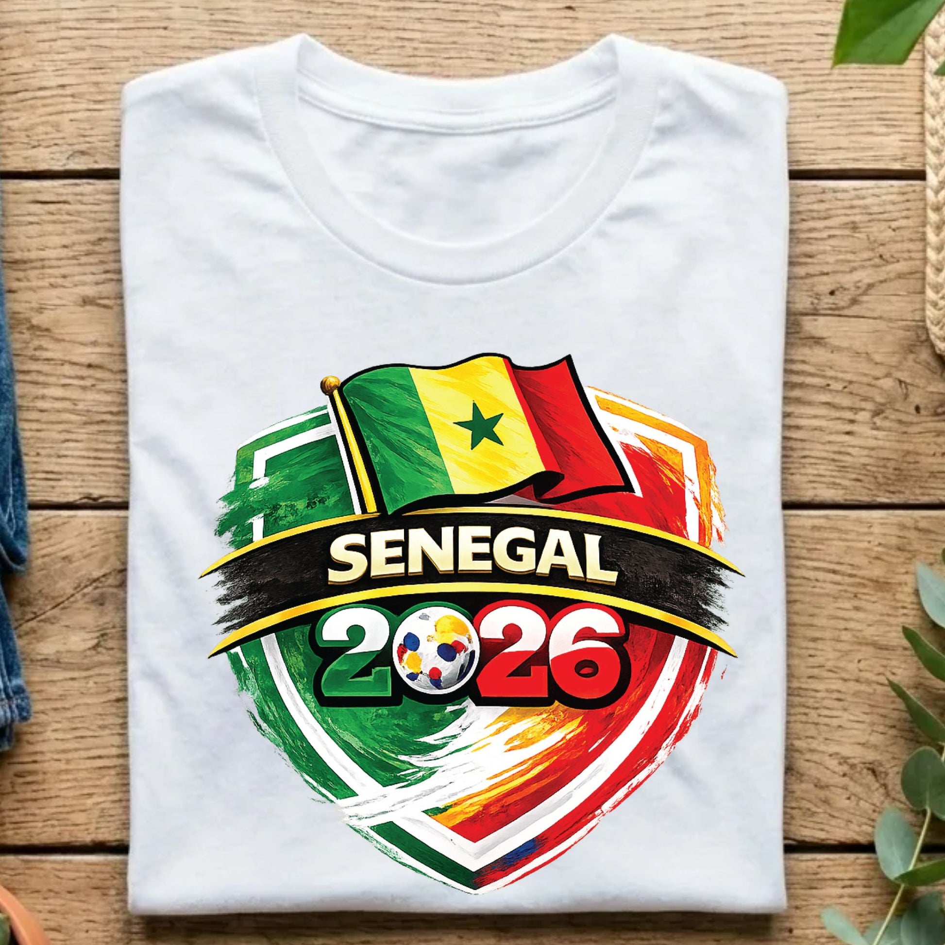 Senegal World Cup T Shirt Soccer Supporter Tees