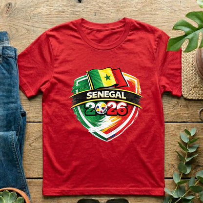 Senegal World Cup T Shirt Soccer Supporter Tees