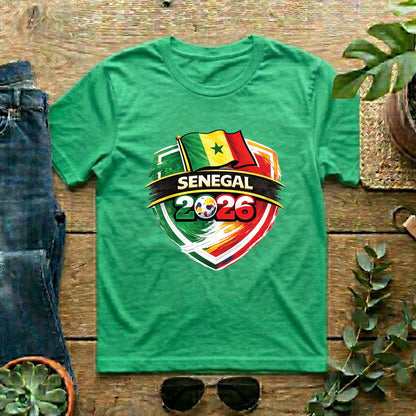 Senegal World Cup T Shirt Soccer Supporter Tees