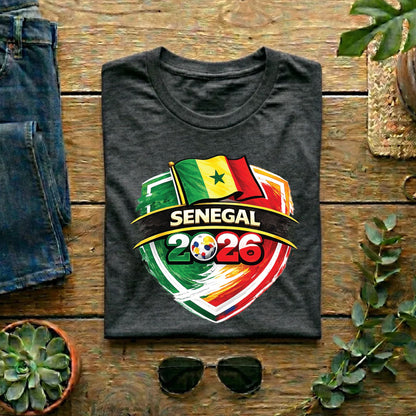 Senegal World Cup T Shirt Soccer Supporter Tees