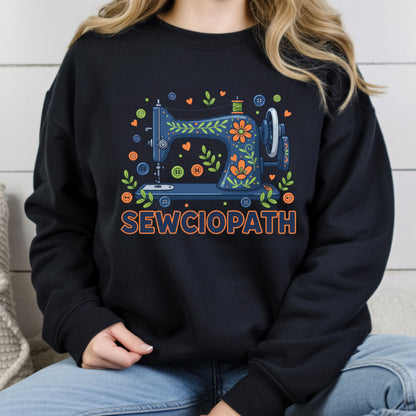 Sewciopath Comfort Colors T Shirt Sewing Machine Youth Tee Floral Quilting Children Sweatshirt Seamstress Graphic Kids Apparel Hobbyist Gift