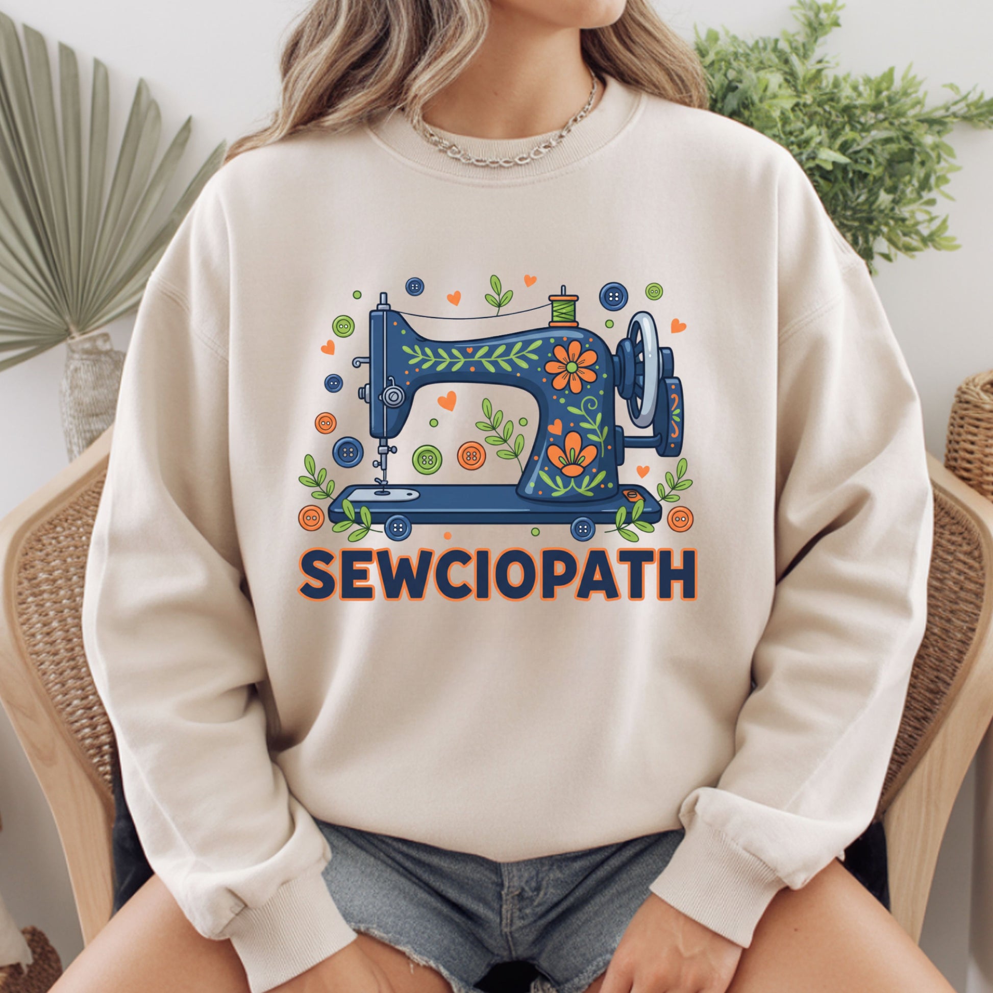 Sewciopath Comfort Colors T Shirt Sewing Machine Youth Tee Floral Quilting Children Sweatshirt Seamstress Graphic Kids Apparel Hobbyist Gift