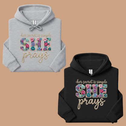 She Prays Comfort Colors T Shirt