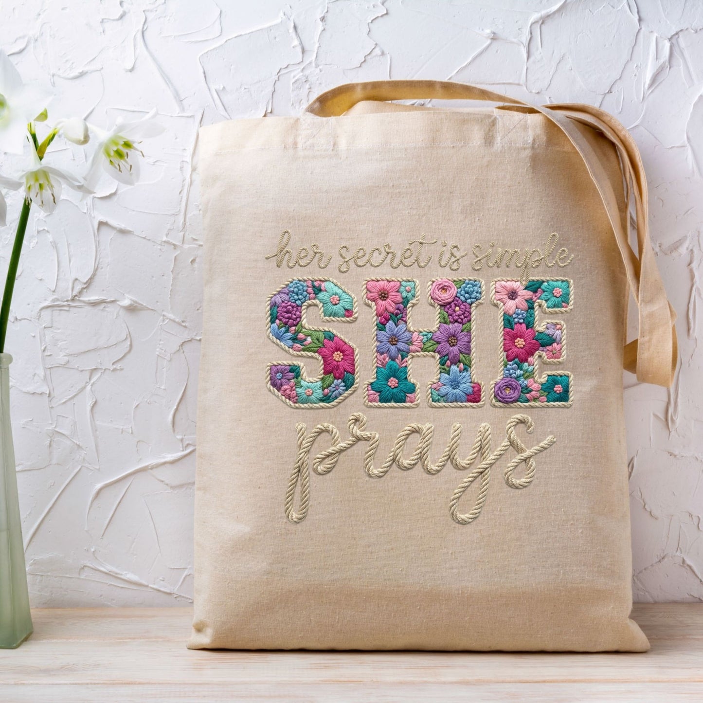 She Prays DTF Transfer Ready to Press