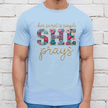 She Prays DTF Transfer Ready to Press
