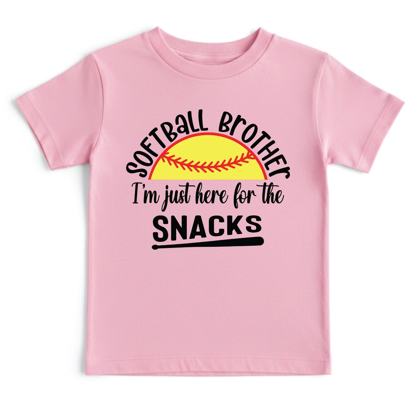 Softball Brother Shirts I'm Just Here For The Snacks  Sweatshirt