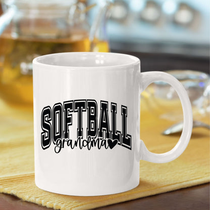 Softball Grandma DTF Transfer ready to Press