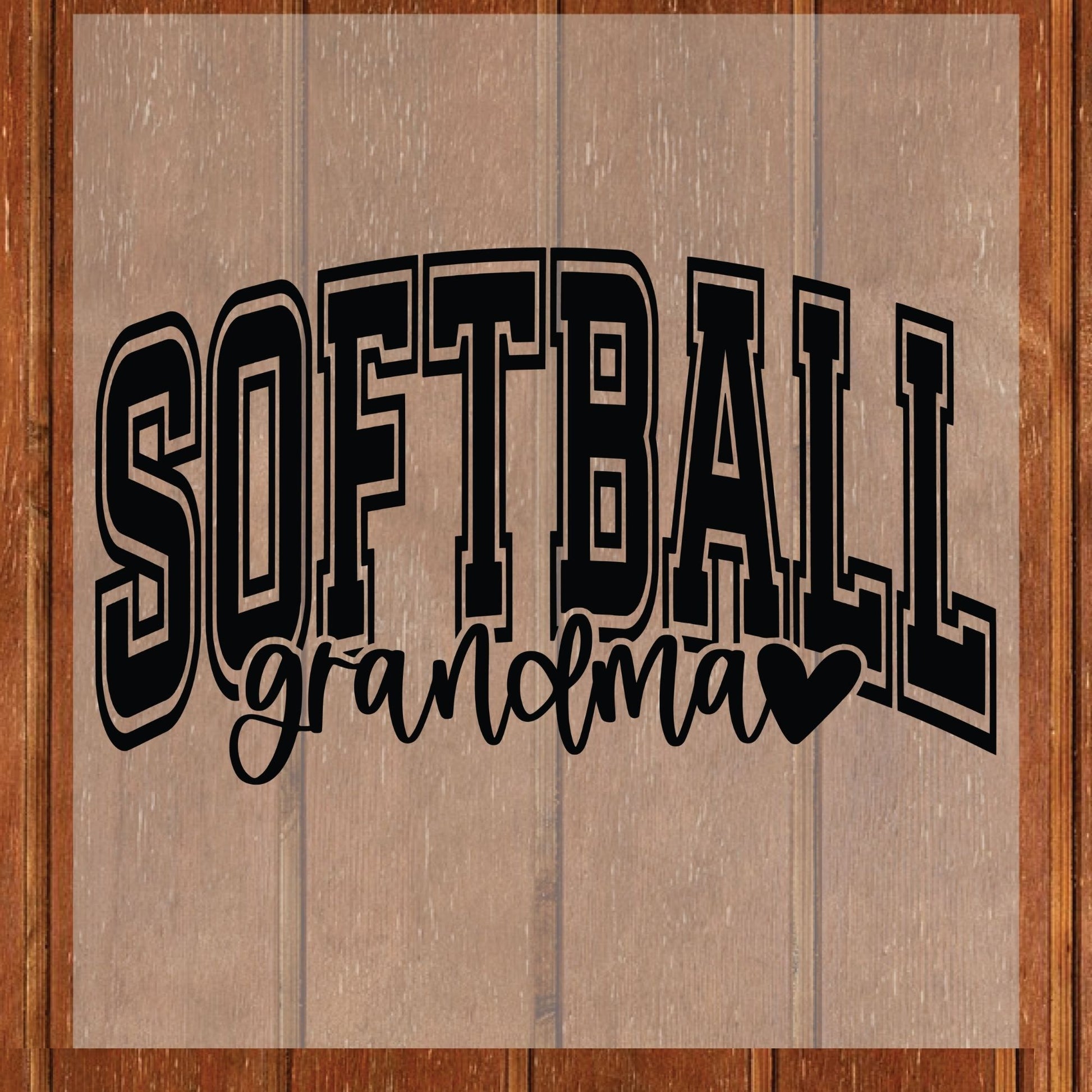 Softball Grandma DTF Transfer ready to Press Sports Heat Transfer for Shirts Softball Nana UV Sticker Prints Iron on Transfer