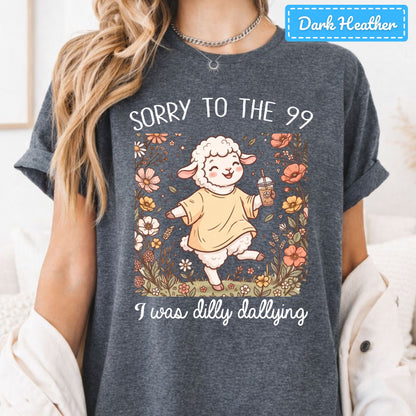 Sorry to the 99 Sheep T-Shirt, Floral Coffee Christian Sweatshirt, Funny Faith Tee