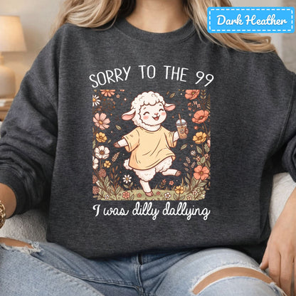 Sorry to the 99 Sheep T-Shirt, Floral Coffee Christian Sweatshirt, Funny Faith Tee