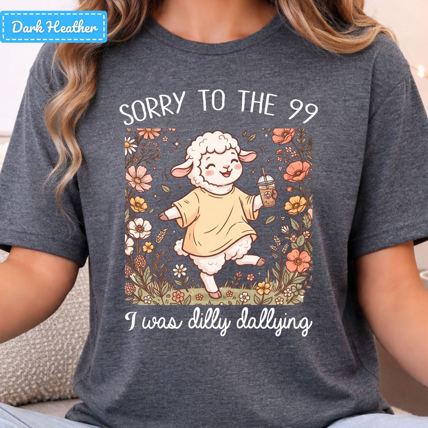 Sorry to the 99 Sheep T-Shirt, Floral Coffee Christian Sweatshirt, Funny Faith Tee