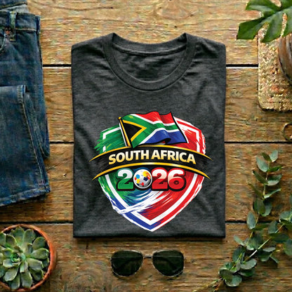 South Africa World Cup T Shirt Soccer Supporter Tees